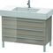 Duravit Waschtischunterbau X-LARGE 1000x470x588mm cappucino hochglanz