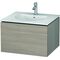 Duravit Waschtischunterbau L-CUBE 514x620x400mm pine silver
