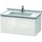 Duravit Waschtischunterbau L-CUBE 469x820x408mm weiß hochglanz