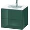 Duravit Waschtischunterbau L-CUBE 514x620x550mm dolomiti grey hochglanz