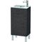 Duravit Waschtischunterbau L-CUBE 294x420x704mm Ans li Ei dunkel gebürstet