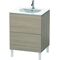 Duravit Waschtischunterbau L-CUBE 514x620x704mm pine silver