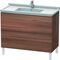 Duravit Waschtischunterbau L-CUBE 469x1020x712mm nussbaum natur