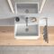 Duravit Handwaschbecken VERO AIR m ÜL HLB 450x350mm 1 Hahnloch weiß