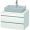 Duravit Konsolenunterschrank DURASTYLE 512x800x548mm weiß matt/weiß matt