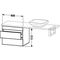 Duravit Konsolenunterschrank DURASTYLE 512x600x478mm taupe