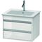 Duravit Waschtischunterbau KETHO 480x600x475mm weiß hochglanz