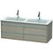 Duravit Waschtischunterbau KETHO 480x1270x475mm pine silver