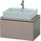 Duravit Konsolenunterschrank L-CUBE 400x720x477mm eiche kaschmir