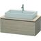 Duravit Konsolenunterschrank L-CUBE 400x1020x547mm pine silver