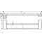 HG Doppelbadetuchhalter AddStoris 648mm mattweiß