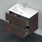 Duravit Waschtischunterbau D-NEO 625x810x462mm 1 Ausz. 1 Schubk Kast. dkl
