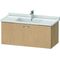 Duravit Waschtischunterbau XBASE 1 Auszug 448x1000x468mm eiche natur