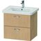 Duravit Waschtischunterbau XBASE 2 Schubkästen 560x580x448mm eiche natur
