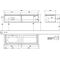 V&B Waschtischunterschrank LEGATO 1600x380x500mm Glossy White