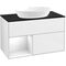 V&B Waschtischunterschrank FINION 1000x603x501mm Regal glos. wh glos. wh