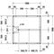 Duravit Fußgestell für Duschwanne Quadrat 1000x1000mm