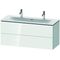 Duravit Waschtischunterbau L-CUBE 550x1220x481mm weiß hochglanz