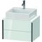 Duravit Konsolenunterschrank XVIU 400x600x478mm Prof. sw ma weiß hochglanz