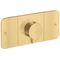 Fertigmontageset AXOR ONE f UP-Thermostat 2 Verbr bru gold optic