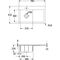 V&B Einbauspüle SUBWAY STYLE 45 780x510mm Be li Exzent. stone