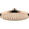 HG Kopfbrause AXOR 220, 1 jet, EcoSmart polished red gold