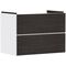 HG Waschtischunterschrank Xevolos E 780x555x475mm Ko mweiß Fr eiche deunkel