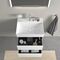 Duravit Waschtischunterbau XSQUARE 584x397x460mm 2 Schubk we ma ES NB mitte