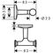 Handtuchhaken Axor Universal Circular doppelt polished nickel
