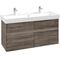 V&B Waschtischunterschrank COLLARO 1154x546x444mm m LED Bel Stone Oak