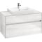 V&B Waschtischunterschrank COLLARO 100x54,8x50cm WT mttg m LED-B. w Wood