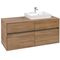 V&B Waschtischunterschrank COLLARO 120x54,8x50cm WT re Kansas Oak