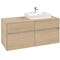 V&B Waschtischunterschrank COLLARO 120x54,8x50cm WT re Nordic Oak