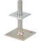 I-Pfostenträger 70x70x100x100x150mm galv.verz.d.pass.STA roh GAH