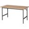 Arbeitsttisch Jerry B1500xT800xH800-850mm Arbeitsplatte Buche Gestell grau RAU