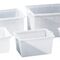 Kunststoffbehälter eck.160l PE natur L880xB640xH360mm konische Form GRAF