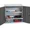 Werkzeug-/Beistellschrank H1000xB1000xT500mm 1Schubl.2BD grau/anthrazitgrau
