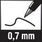STAEDTLER Druckbleistift triplus micro 774 27 0,7mm B +Radierer grau