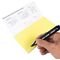 Moderationskarte Notes M 20x10cm selbsthaftend 95Blatt PP gelb