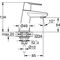 Grohe Standventil EURODISC C XS-Size chr