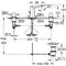 Grohe 3-Loch-WT-Batterie ALLURE BRILLIAN flacher Auslauf hard graphite gebürstet