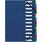 Exacompta Ordnungsmappe Harmonika 55122E DIN A4 12Fächer blau