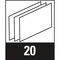 HAN Hängebox SWING 1900-14 39x26x15cm o. Deckel blau