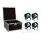 EUROLITE Set 4x LED IP PAR 3x8W QCL Spot + Case