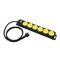 EUROLITE Steckdosenleiste 6-fach IP44 sw 1,5m