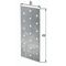 Lochplatte 200x60x2 sdmverz.EN 14545:29-2 GAH, 1 Stück