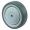 Ersatzrad D.100mm Trgf.100kg Gum.grau Achs-D.8mm Nabenl.36,5mm BS ROLLEN