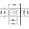 Duravit Wand-WC HAPPY D.2 RIMLESS tief, 365x540mm anthrazit matt