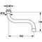 Grohe S-Auslauf 5 Stück Ausldg 150mm chr