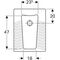 Geberit Hock-WC PUBLICA 450x600x180mm weiß